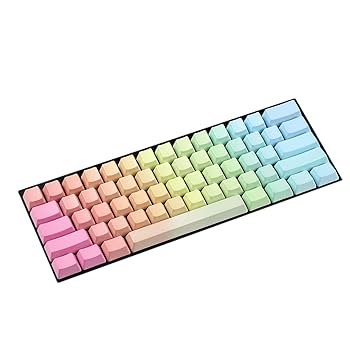 Amazon.com: YMDK Rainbow Top Printed Side Printed Blank PBT